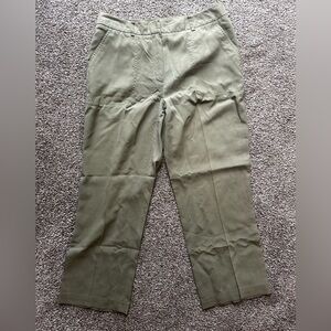 Kenar Olive Khaki Straight-Leg Chinos